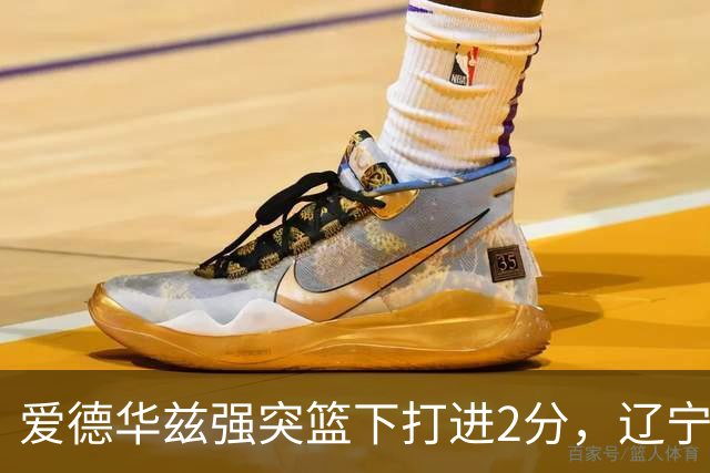 爱德华兹强突篮下打进2分，辽宁将分差缩小至5分